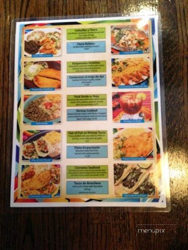 Clamatos - Georgetown, KY menu_pic