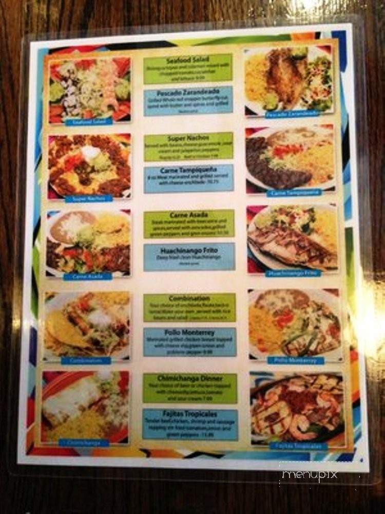 Clamatos - Georgetown, KY menu_pic