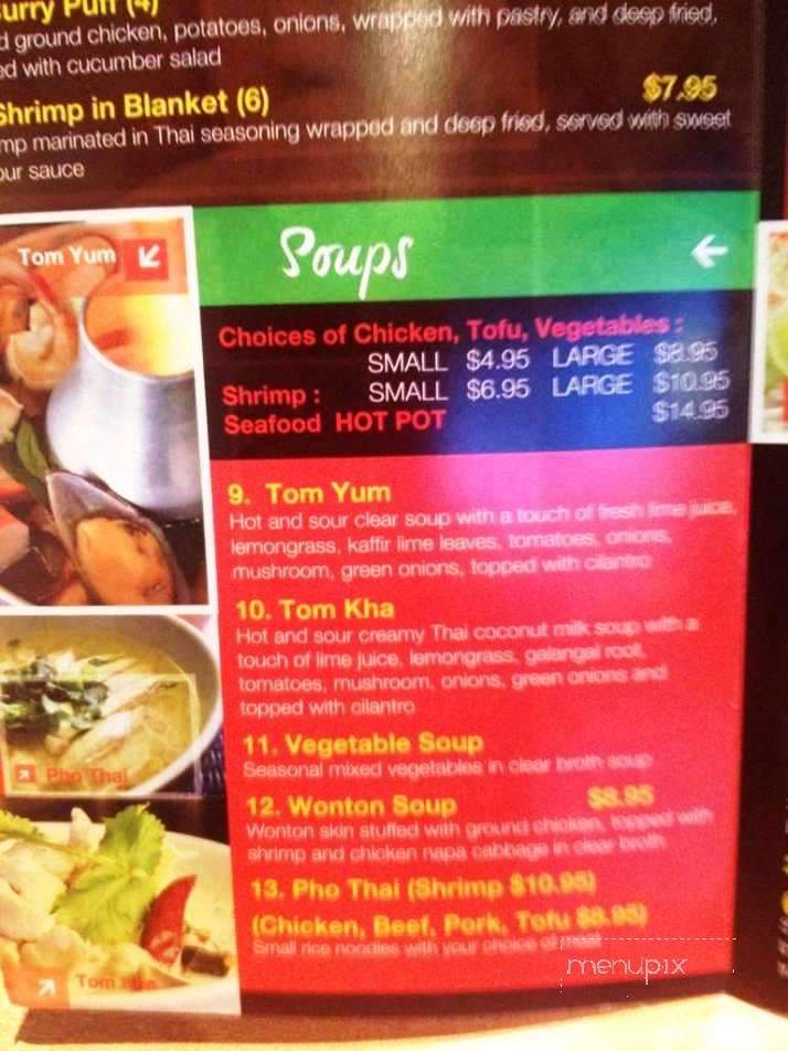 Thai Kitchen - Idaho Falls, ID menu_pic