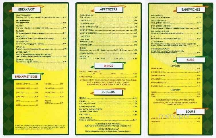 Ace's Place American Classic Eatery - Hollywood, FL menu_pic