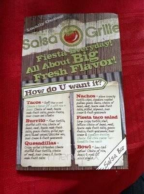 Salsa Grille - Fort Wayne, IN menu_pic