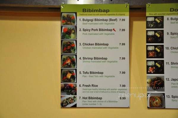K.zzang - San Jose, CA menu_pic