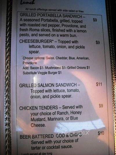 VIA Birch Bay Cafe and Bistro - Blaine, WA menu_pic