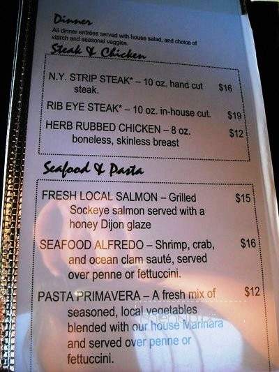 VIA Birch Bay Cafe and Bistro - Blaine, WA menu_pic