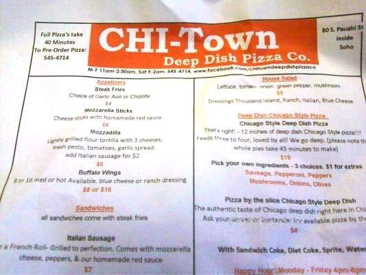 /380192631/Chi-town-Deep-Dish-Pizza-Honolulu-HI - Honolulu, HI
