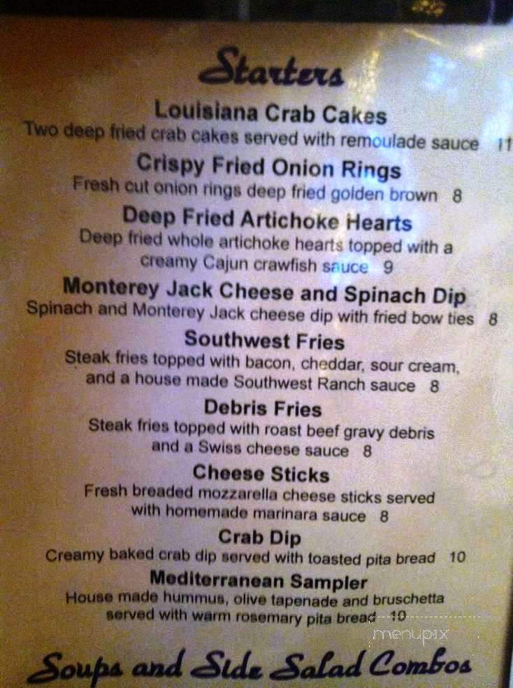 Bella's - Chalmette, LA menu_pic