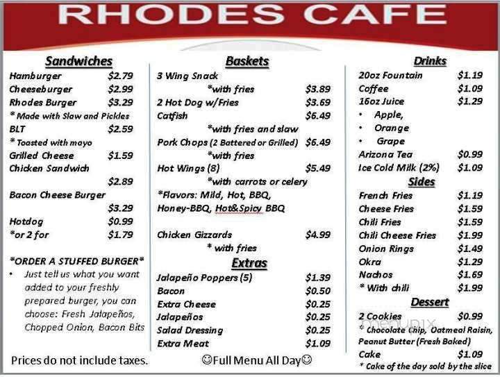 /380192959/Rhodes-Cafe-Harker-Heights-TX - Harker Heights, TX