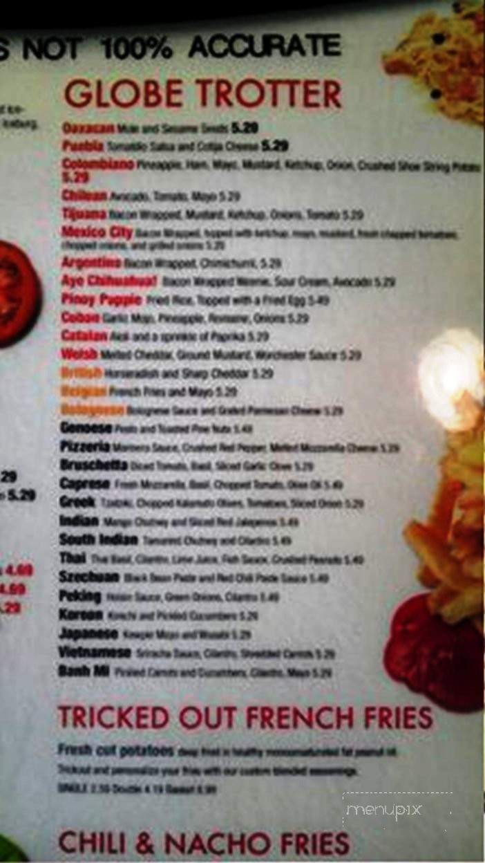 Pauly's Famous Franks n Fries - San Jose, CA menu_pic