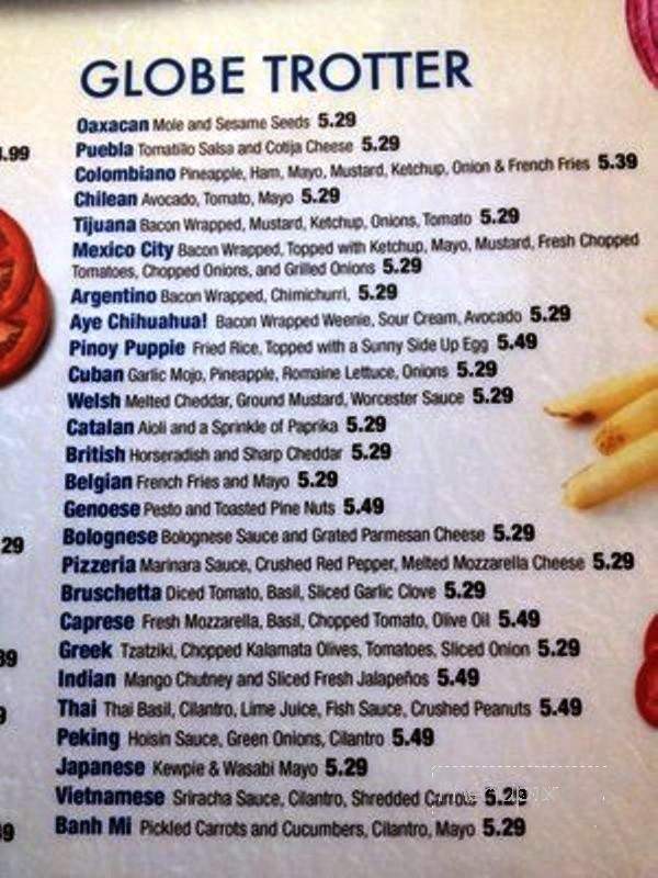 Pauly's Famous Franks n Fries - San Jose, CA menu_pic