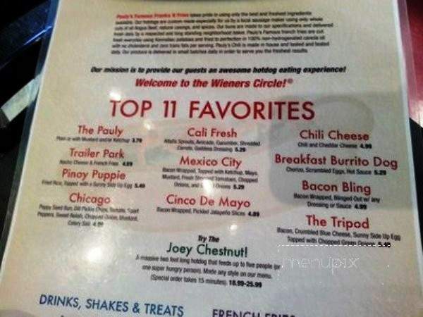 Pauly's Famous Franks n Fries - San Jose, CA menu_pic