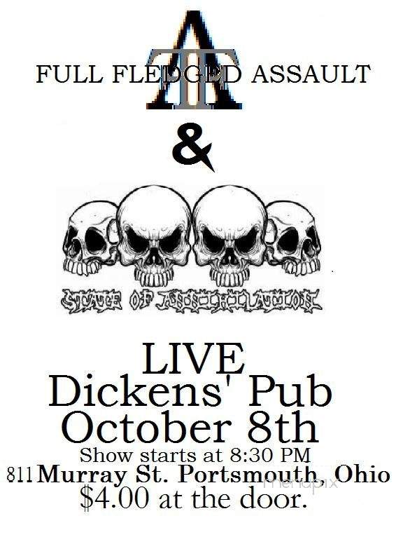 Dickens Pub - Portsmouth, OH menu_pic