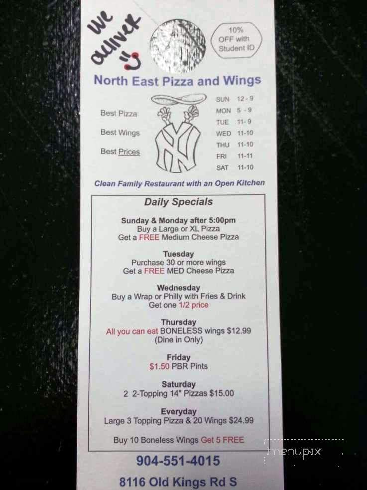 /380193088/North-East-Pizza-and-Wings-Jacksonville-FL - Jacksonville, FL