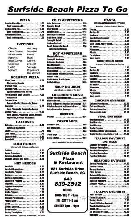/380193364/Surfside-Beach-Pizza-Restaurant-Surfside-Beach-SC - Surfside Beach, SC