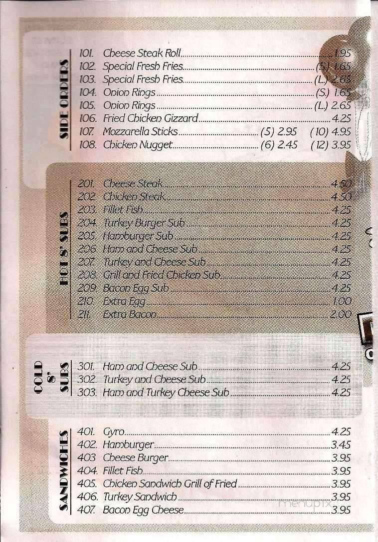 Daddy's Steak & Chicken - West Chester, OH menu_pic