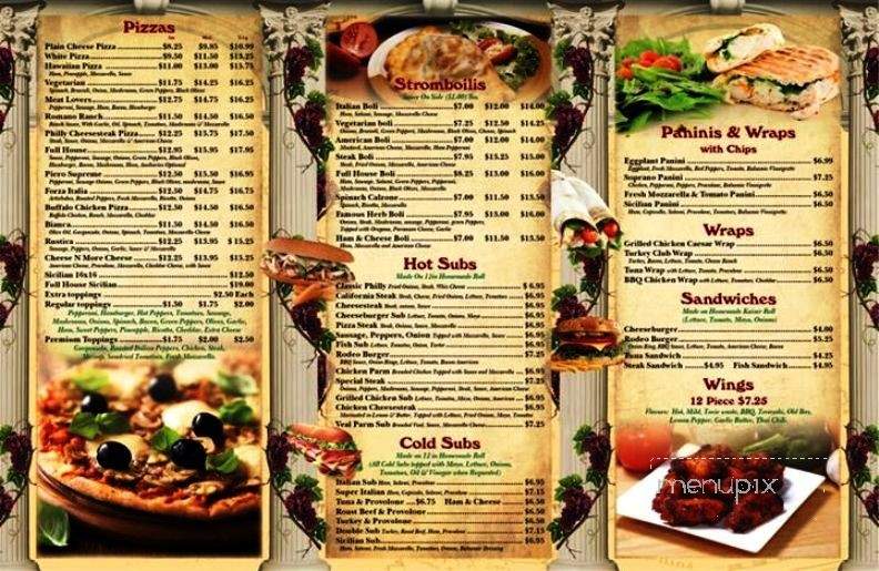 Piero Pizza - Dillsburg, PA menu_pic