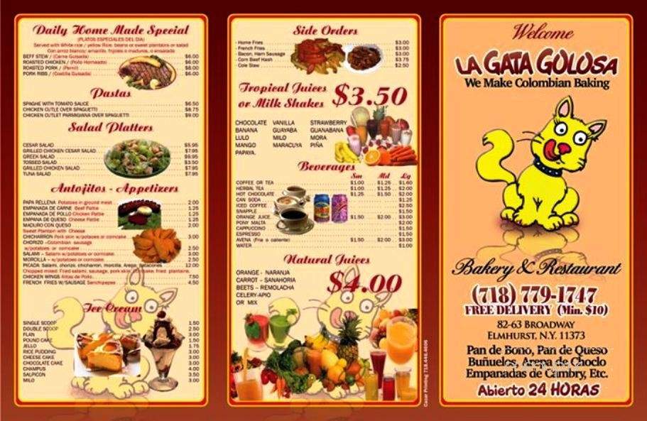 La Gata Golosa - Elmhurst, NY menu_pic