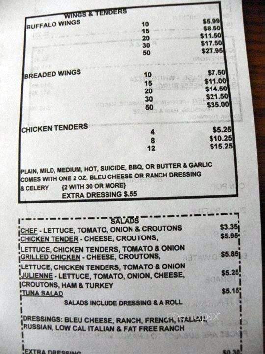 Leos Sub Shop - Bradford, PA menu_pic