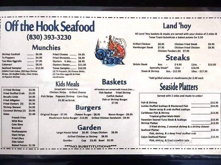 /380193902/Off-The-Hook-Seafood-Floresville-TX - Floresville, TX