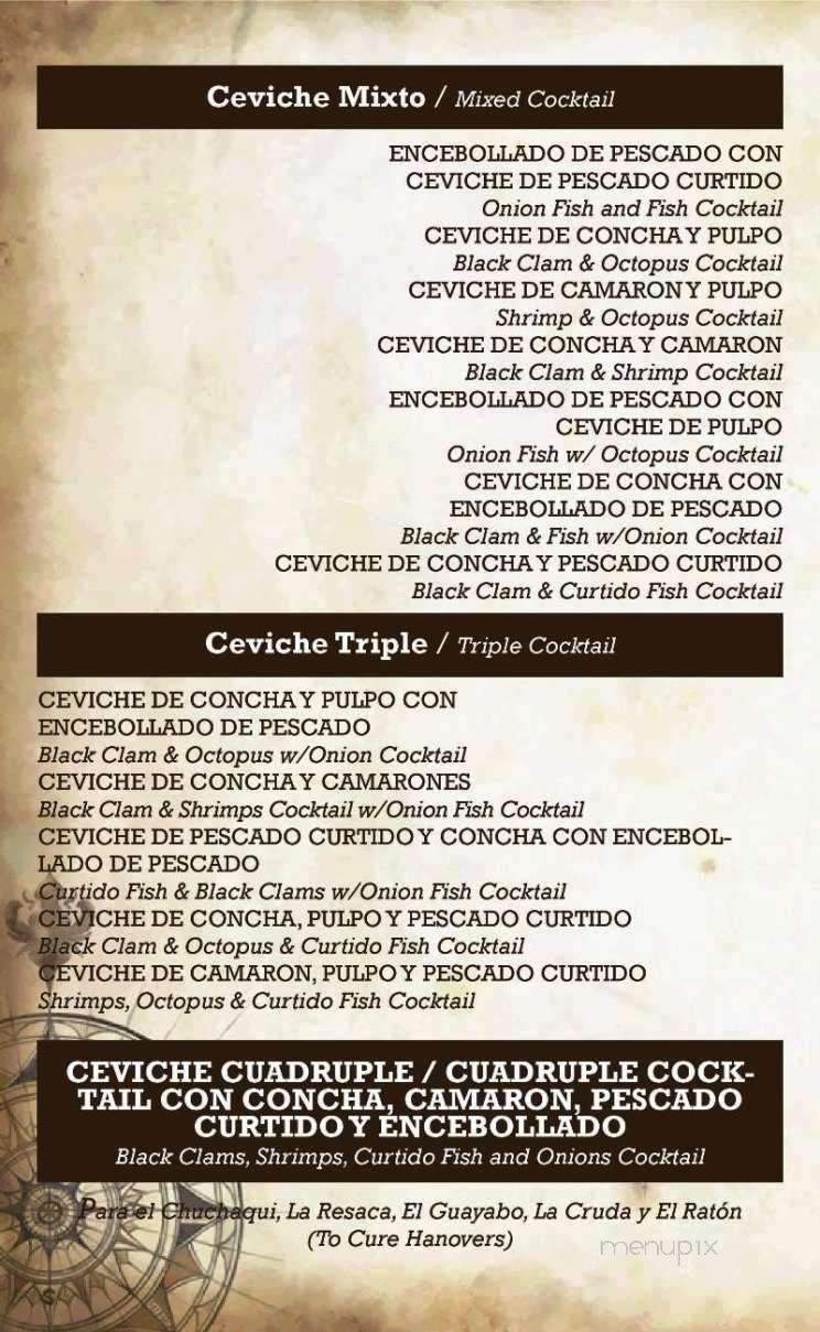 Barzola Restaurant II - Pembroke Pines, FL menu_pic