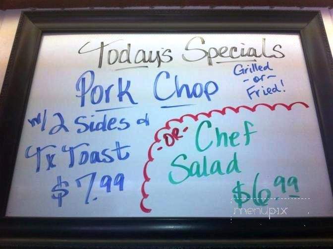 College Street Grill - Sherman, TX menu_pic