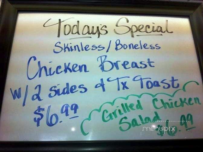 College Street Grill - Sherman, TX menu_pic