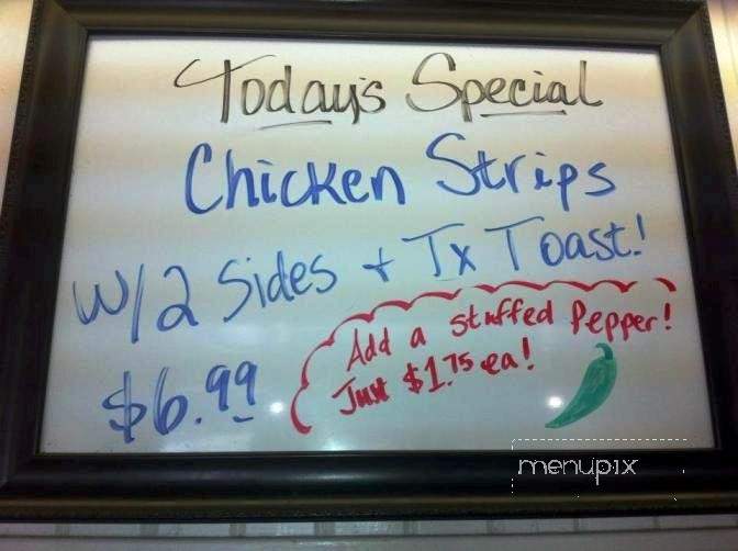 College Street Grill - Sherman, TX menu_pic