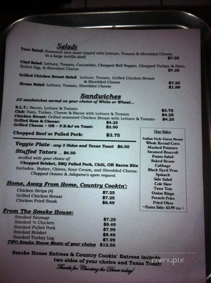 College Street Grill - Sherman, TX menu_pic