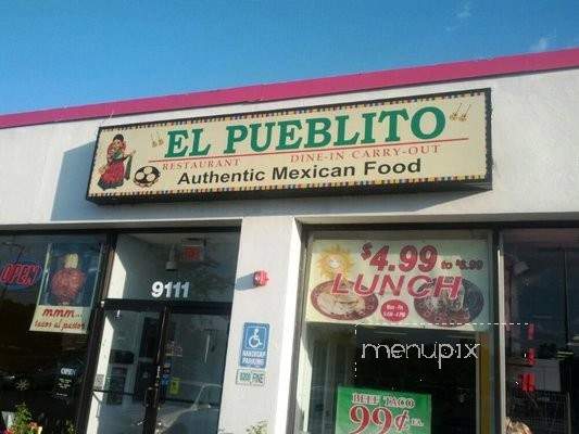 El Pueblito - Orland Park, IL menu_pic