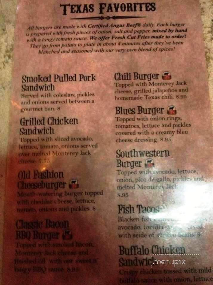 Stomping Grounds Bar Grille - Austin, TX menu_pic