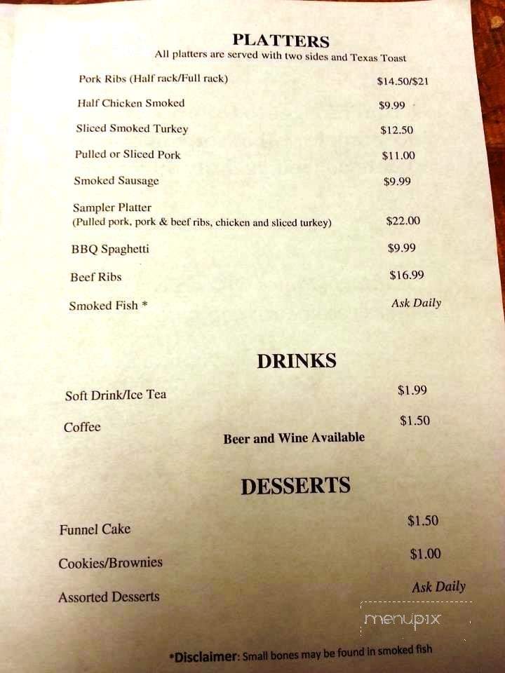 Smokin Planks - Port Royal, SC menu_pic
