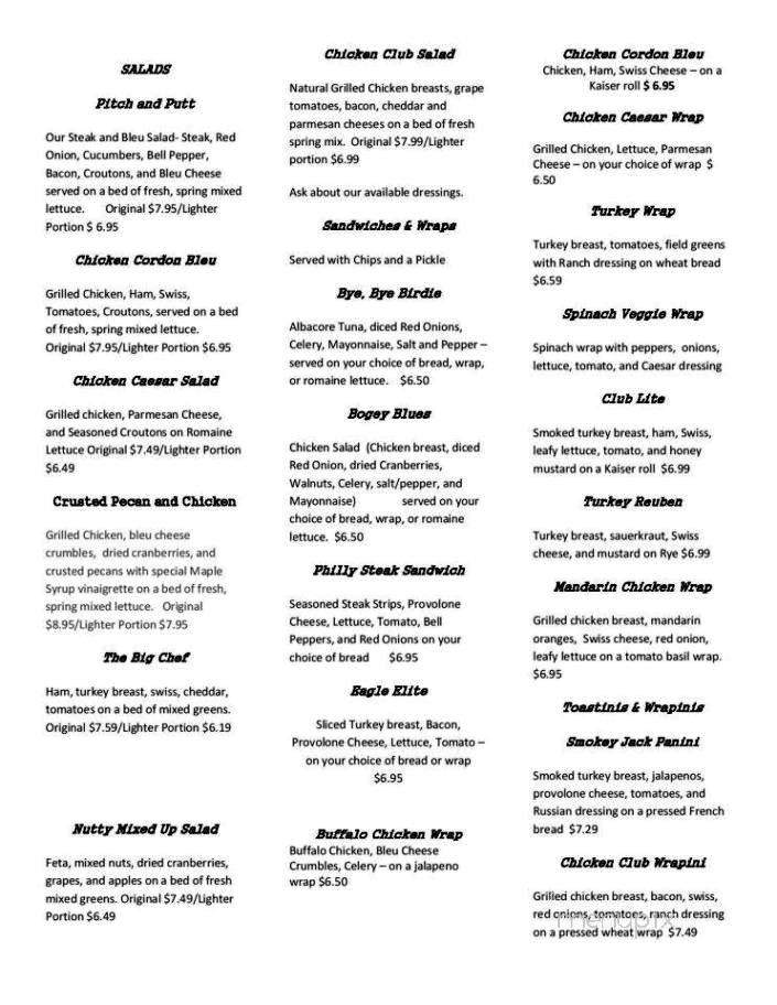 Bistro ATL - Delmar, MD menu_pic