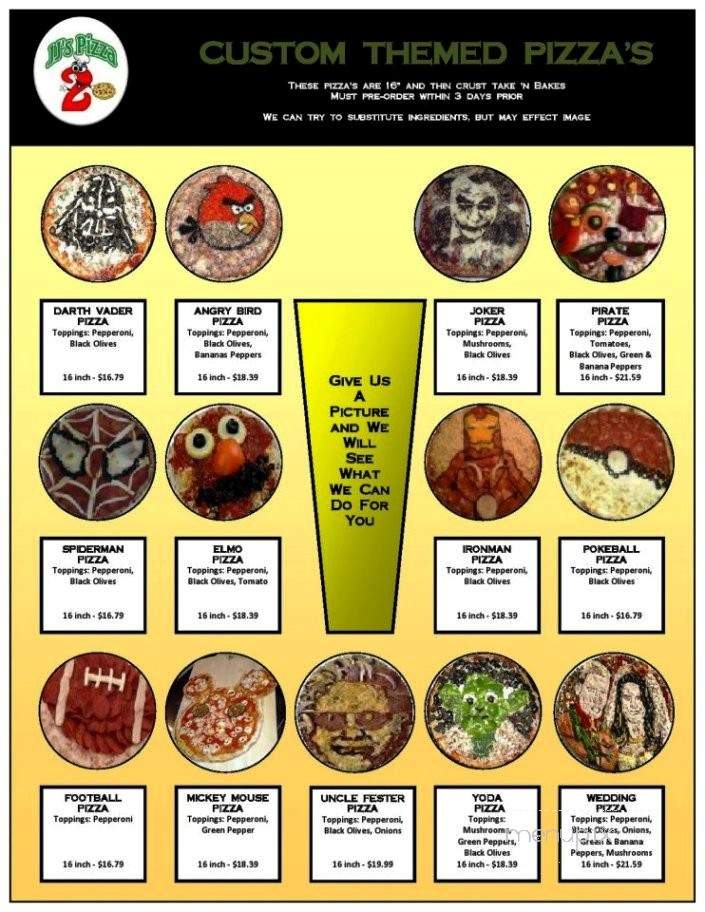 J J's Pizza Two - Fond Du Lac, WI menu_pic