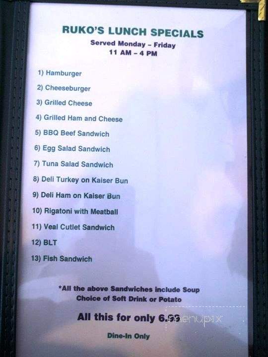 Ruko's Family Restaurant - Mentor, OH menu_pic