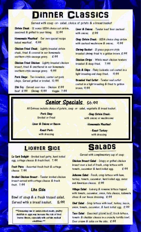 Judy's Restaurant - Bradenton, FL menu_pic