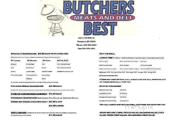 /380195732/Butchers-Best-Meats-and-Deli-Prospect-KY - Prospect, KY