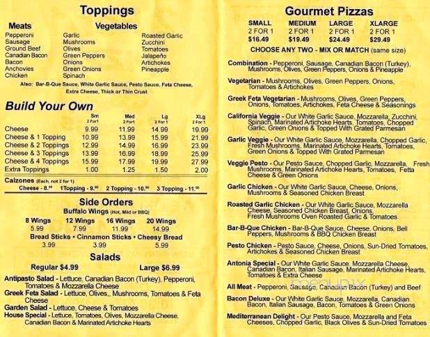 Pizza Express - Grover Beach, CA menu_pic