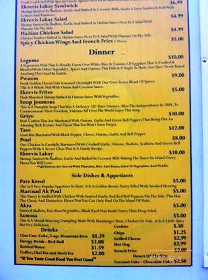 Boungu Kenken - Seattle, WA menu_pic
