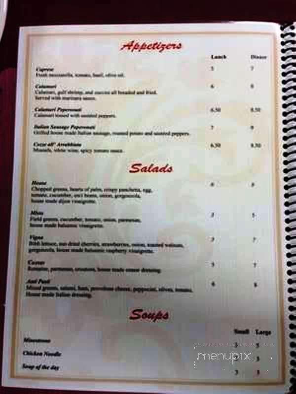 Magdaleno Italiano - Lincoln Park, MI menu_pic