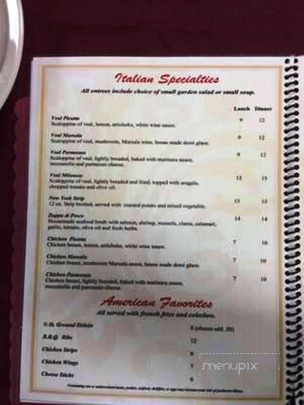 Magdaleno Italiano - Lincoln Park, MI menu_pic