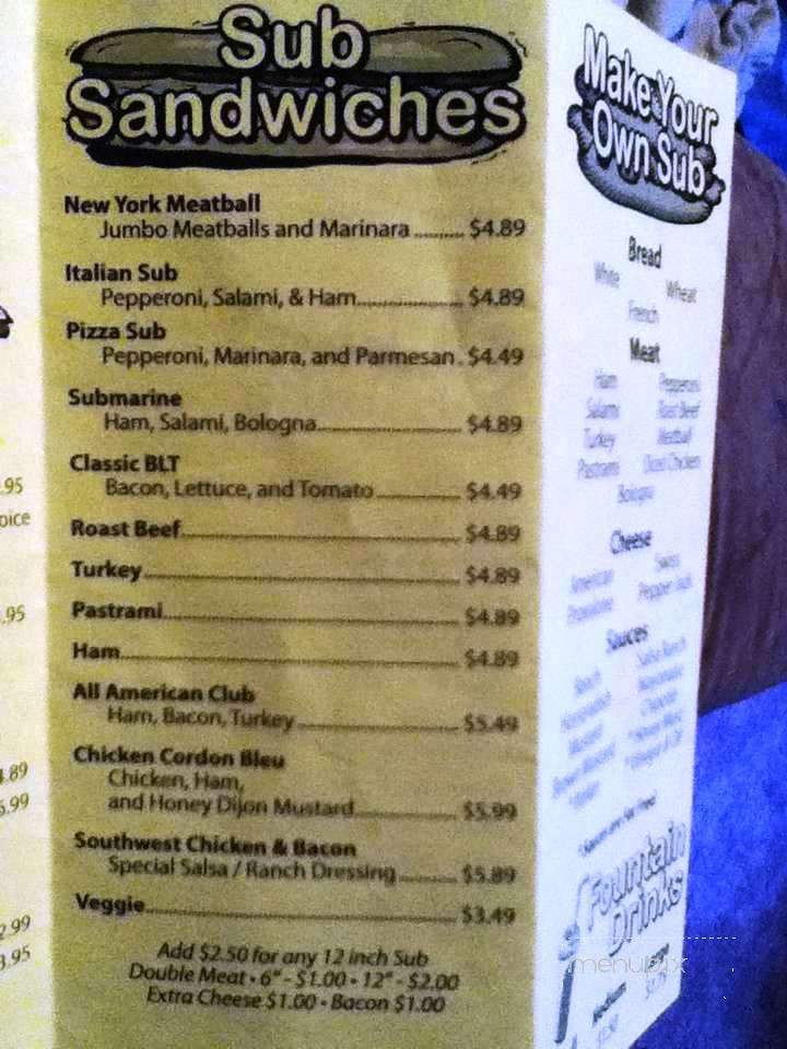 Fishhook Deli - Wasilla, AK menu_pic