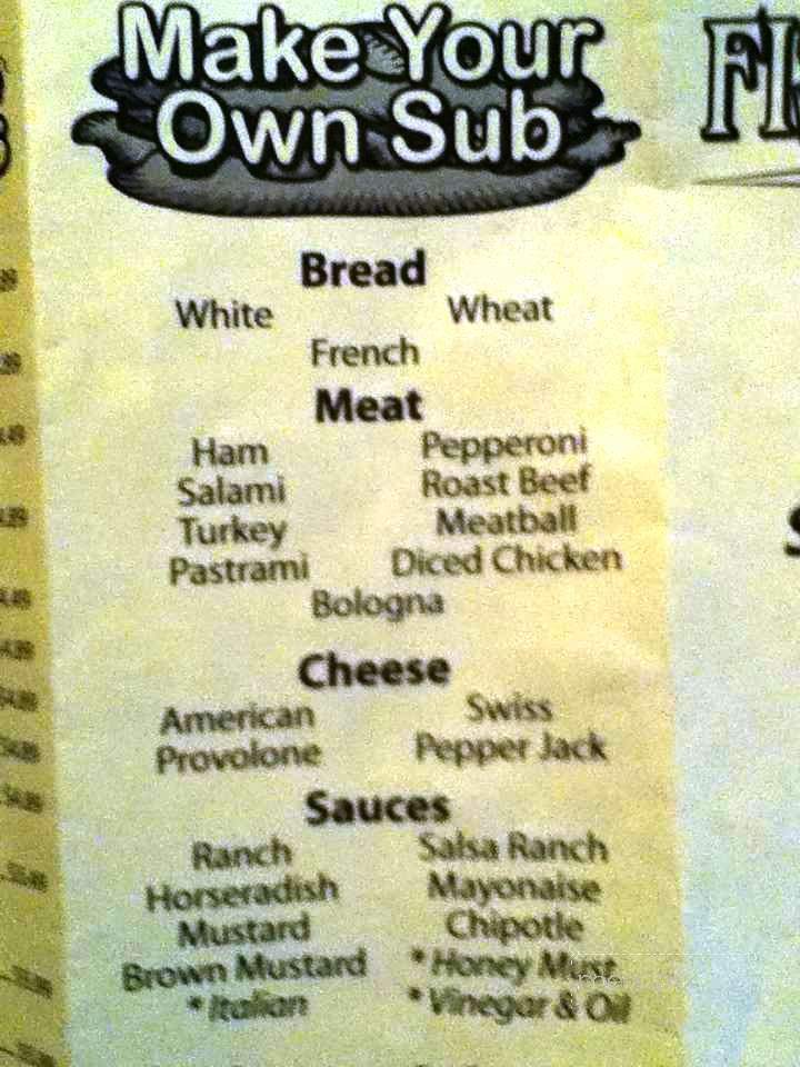 Fishhook Deli - Wasilla, AK menu_pic