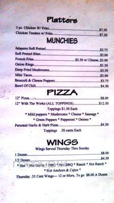 The Anchorage - Jamestown, PA menu_pic