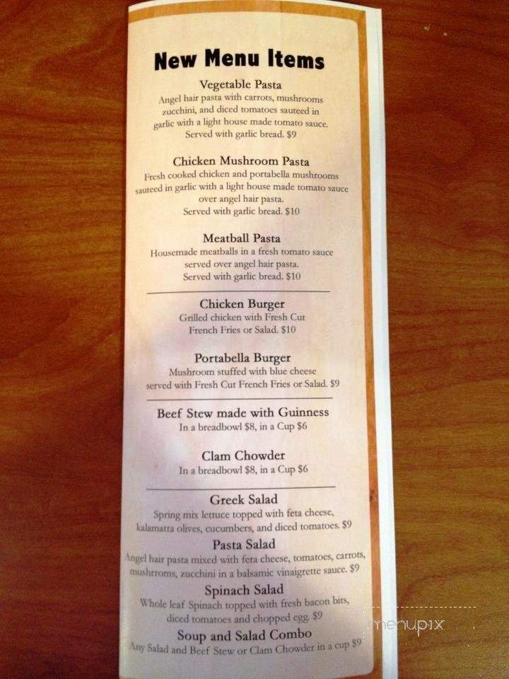 Spikes Pub - Houtzdale, PA menu_pic