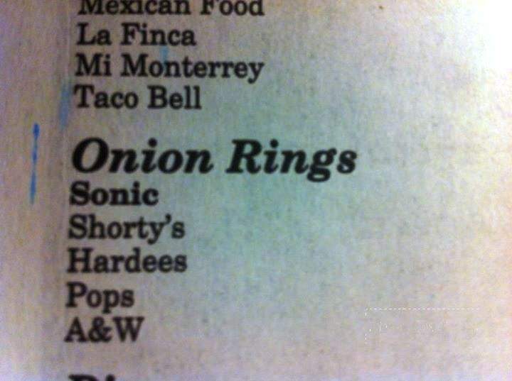 Shortys Snack Shack - Salt Lick, KY menu_pic