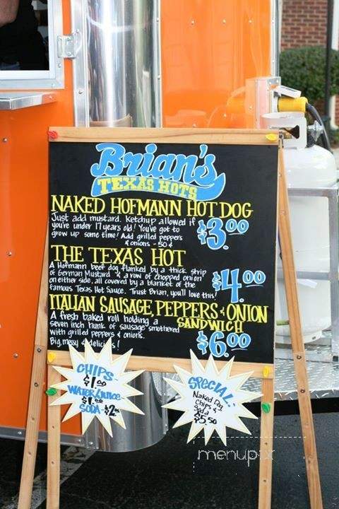 Brians Texas Hots - Atlanta, GA menu_pic