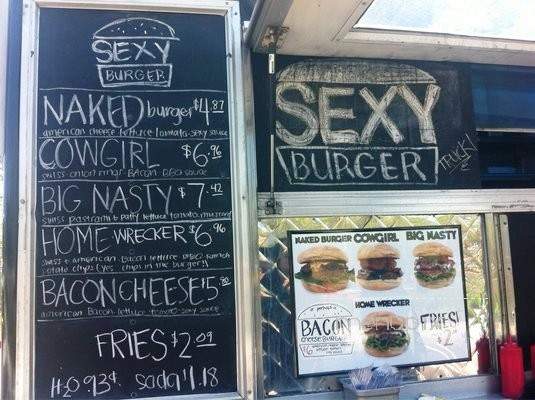 Sexy Burger Truck - Irvine, CA menu_pic