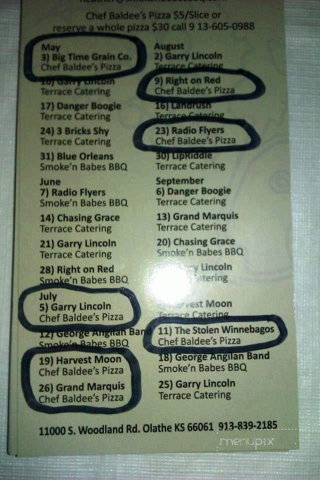 Chef Baldee's Pizza - Prairie Village, KS menu_pic