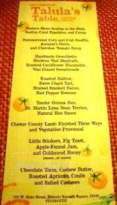 Tallulah's Table by the Sea Food Truck - Winter Haven, FL menu_pic