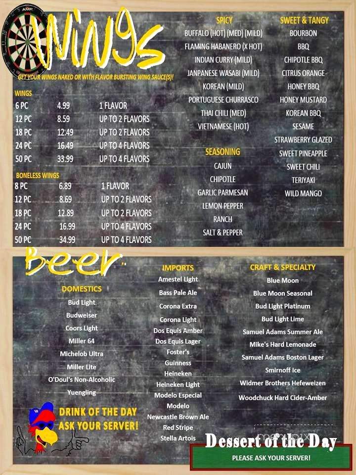 Mr. Wing Sports Grill and Bar - Columbus, GA menu_pic