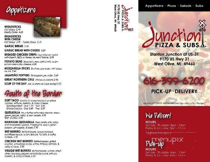 /380195141/Junction-Pizza-Subs-West-Olive-MI - West Olive, MI